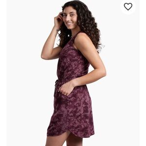 KUHL Mauve Sleeveless Athleisure Gorpcore Dress in size Medium
